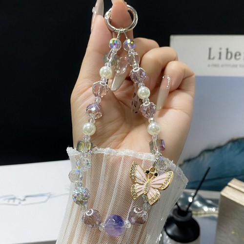 Butterfly Wrist Short Hanging Rope Women Fashion Hand-beaded Pendant Gifts - Photo 5/12