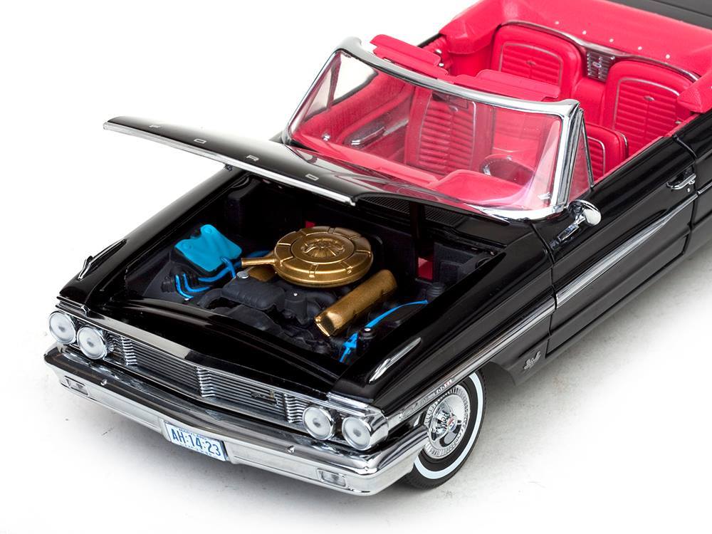 1964 Ford Galaxie 500 BLACK Convertible 1:18 SunStar 1423 | eBay