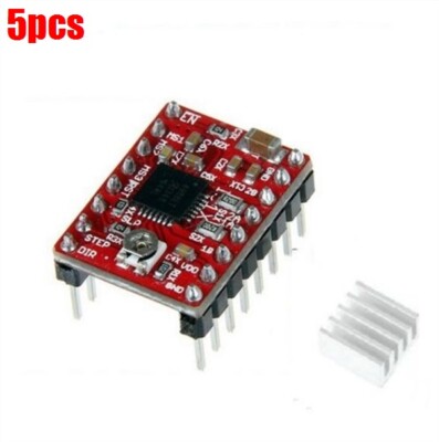5Pcs A4988 Stepper Motor Driver Module 3D Printer Polulu Stepstick Ramps Repr mo