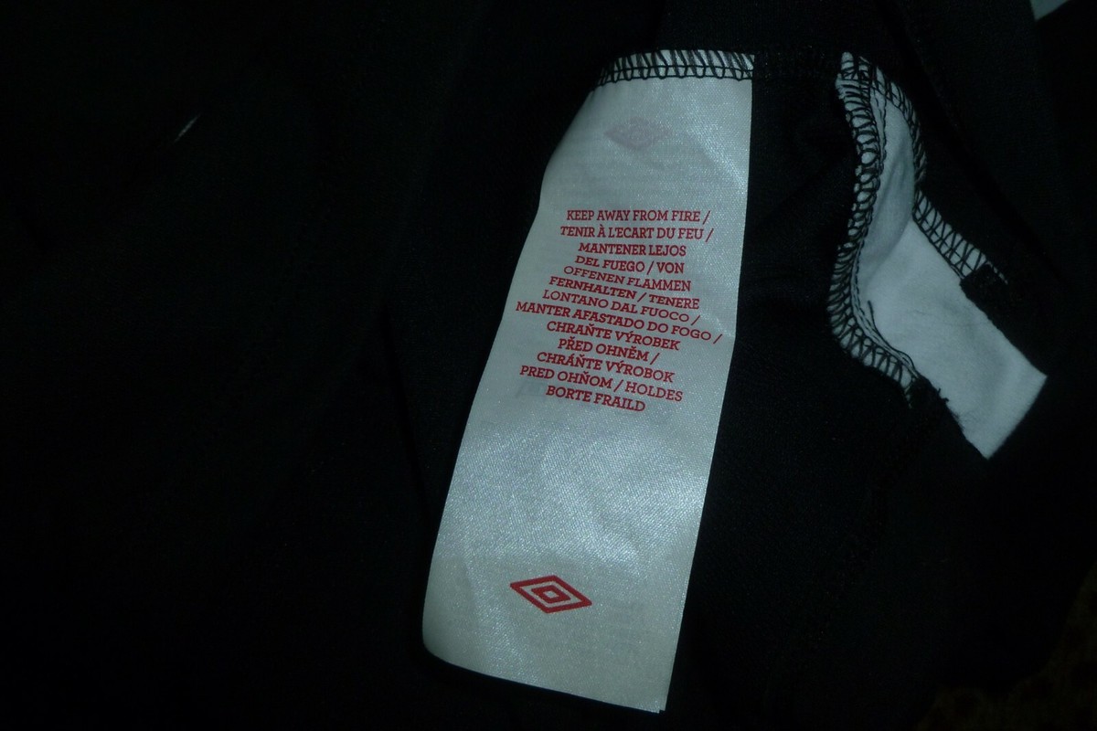 Maillot De Foot Extérieur Umbro Pour Adulte, Manches Longues, Göteborgs Fotbollförbund, Noir, Numéro 12, Taille M - Neuf Avec étiquettes