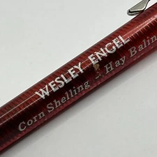 VTG Scripto Mechanical Pencil WESLEY ENGEL Friend, NE Corn Shelling Hay Baling