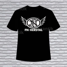 FN Herstal wings Logo American T-Shirt Funny Size S to 5XL