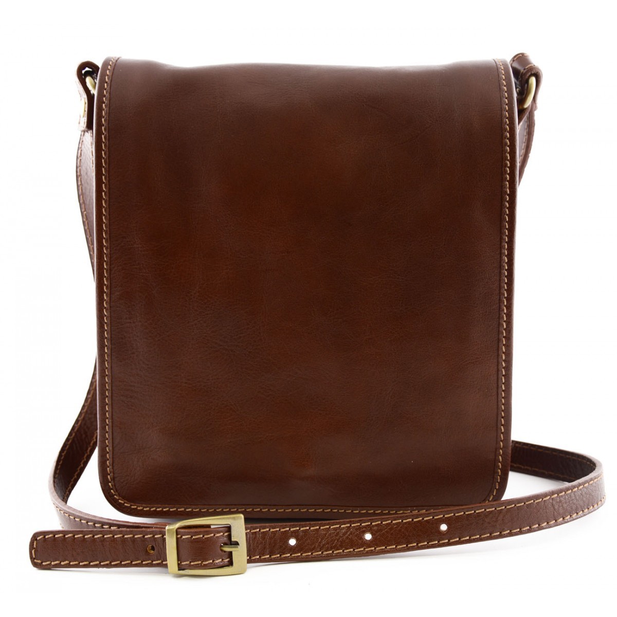 Borsello Tracolla Uomo in Vera Pelle Lavorazione Artigianale Omar