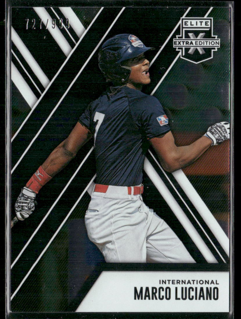 2017 Panini Elite Extra Edition Marco Luciano 168 SN