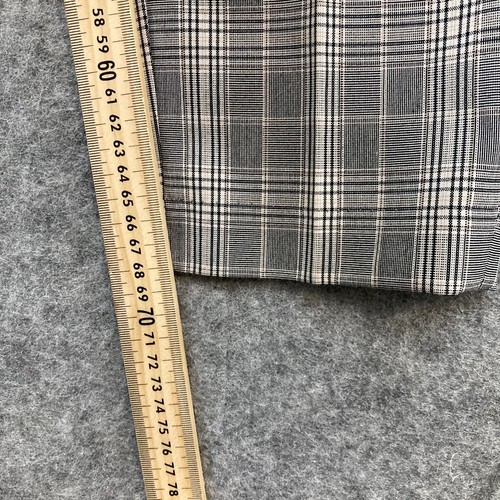 H&M Pants Mens 33 Grey Plaid Skinny Pockets Smart Casual Business 44122 - Picture 6 of 11