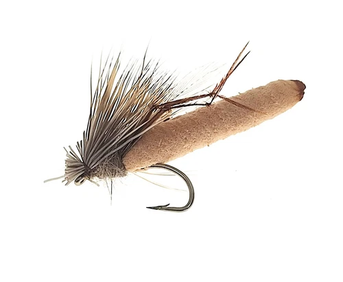 3 DADDY HOG Flies FOAM Daddy Long Legs Muddler Dry FLY Fishing Size 10 12