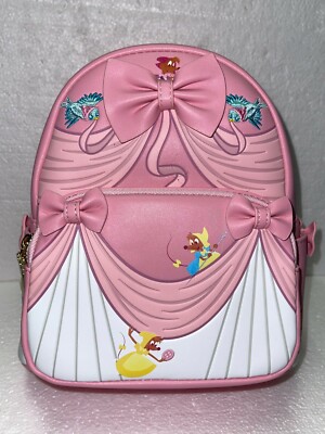 DISNEY Loungefly Mini Backpack CINDERELLA PINK DRESS 70TH ANNIVERSARY 