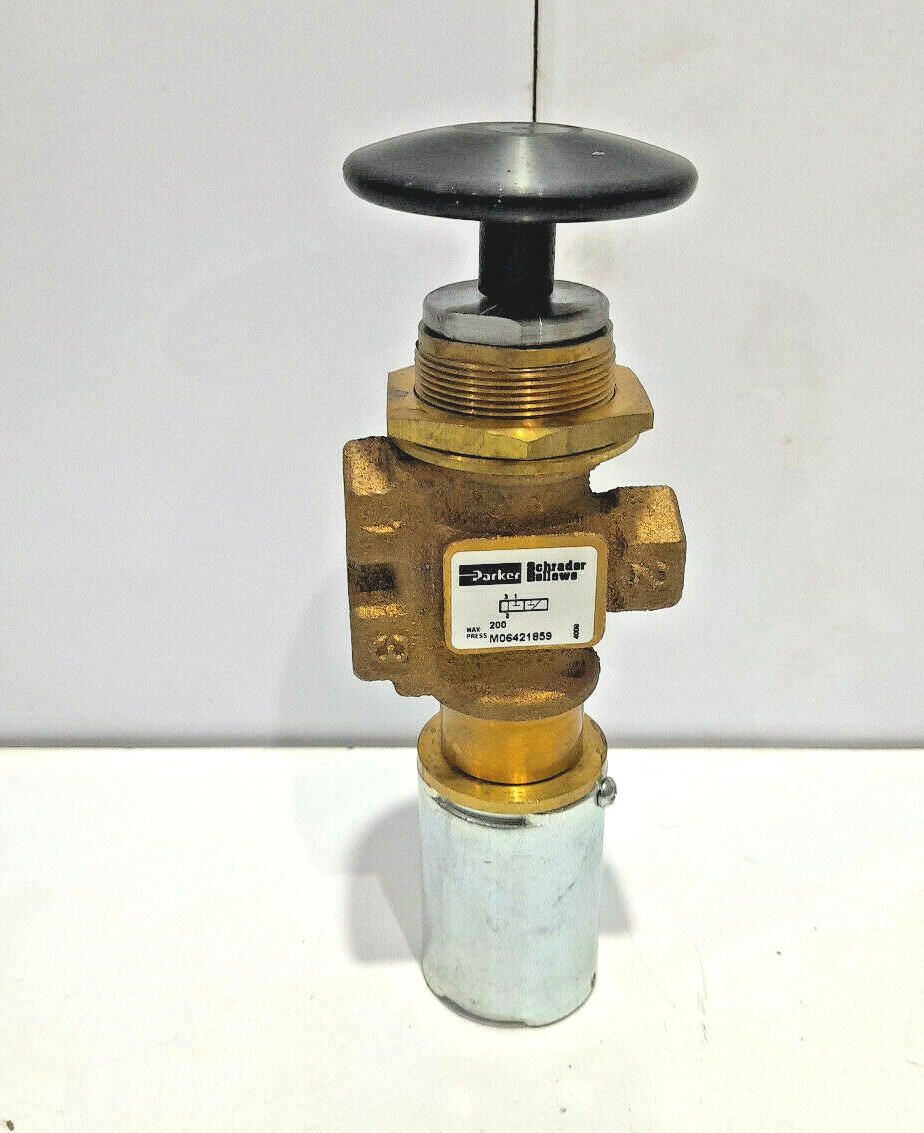 Parker Schrader Bellows M06421859 Engine Start Valve Nov 7500119 Valve