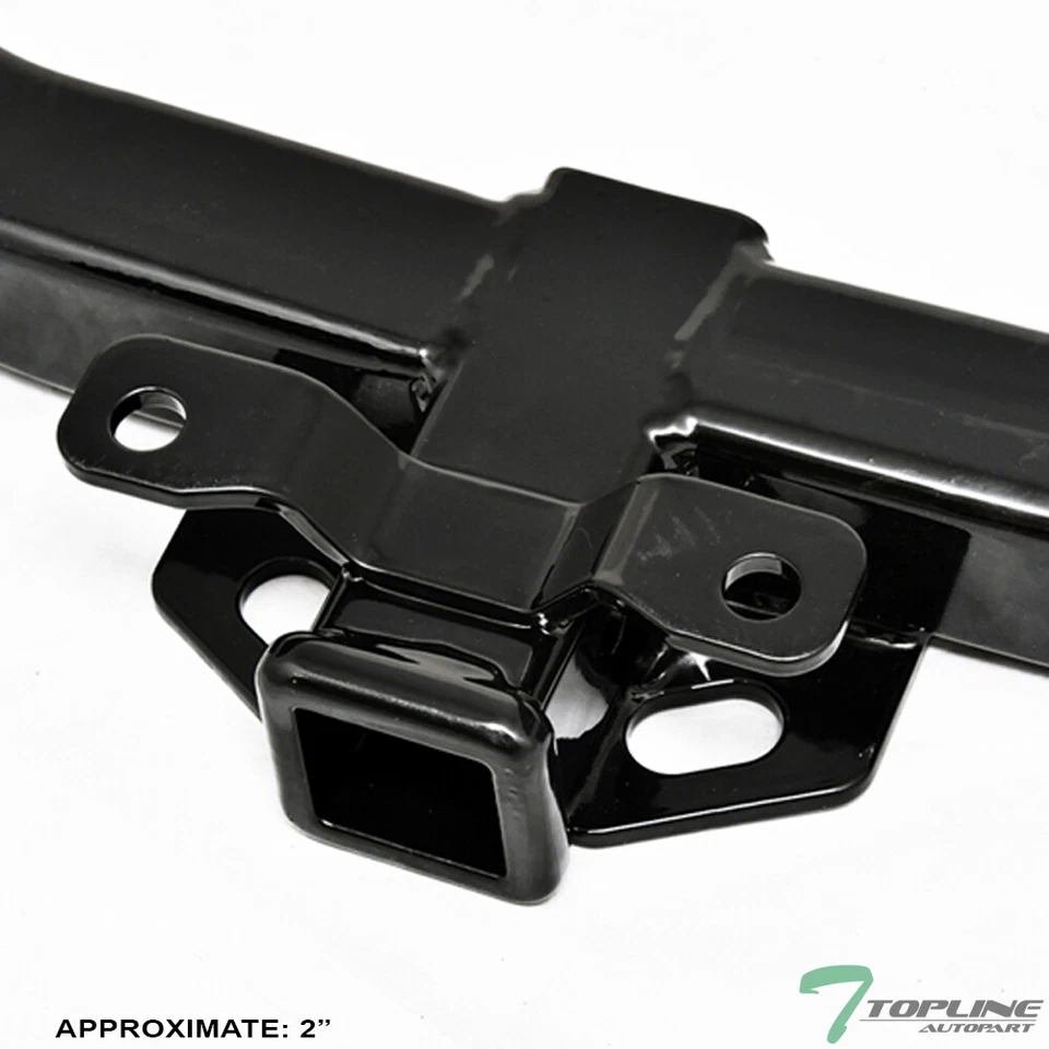 Topline For 2007+ Acadia/2009+ Traverse Class 3 Trailer Hitch Receiver 2" - Blk Foto 3 de 4