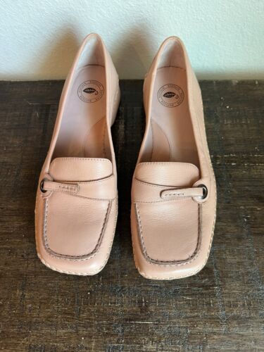Nurture Pale Pink Loafers Leather Flat Slip On Women’s Shoes Size 7.5 Comfort - Picture 3 of 10