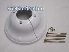 Hang Tru Snow White Mounting Canopy & Screws for Casablanca Ceiling Fan