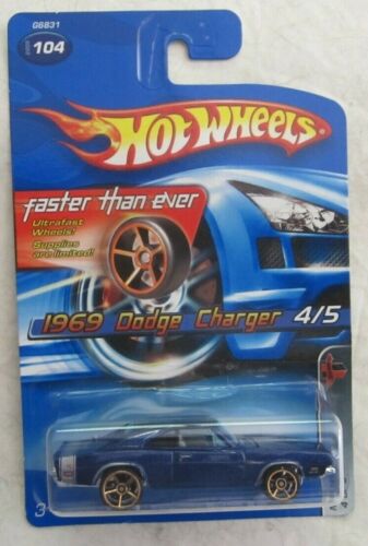 2005 Hot Wheels Fte Plus Rapide De Ever 1969 Dodge Charger 4/5 Die Cast Voiture - Photo 1/1