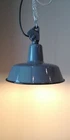 Bauhaus Art Deco Industrial Enamel Lamp Ø26cm Pendant Light Grey "A"