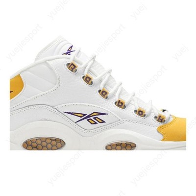 Size 8 - Reebok Question Mid Yellow Toe for sale online | eBay