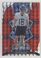 2022 Panini Mosaic Rookies Red Mosaic Prizm Kyle Philips #346 5b1