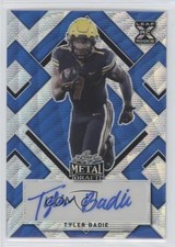 2022 Leaf Metal Draft Blue Wave 8/25 Tyler Badie #BA-TB2 Auto 0u66