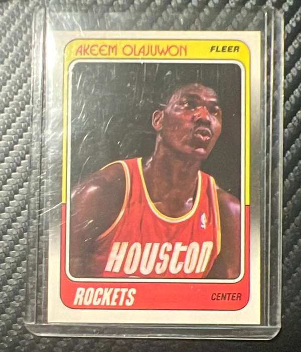 1988-89 Fleer #53 Akeem Olajuwon Excellent