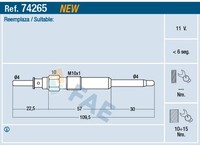 FAE GlüHkerze 74265 FüR 159 Signum Punto YS3F Doblo Saab EY A05 Suzuki Alfa SX4