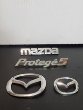 2002 - 2003 Mazda Protege5 Rear Trunk Emblem Badge Front Grill Grille Chrome Oem
