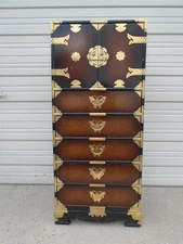 Asian Lingerie Chest of Drawers Korean Tall Dresser Jewelry Chin Hua Tansu STY