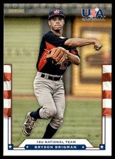 2012 Panini USA Baseball Bryson Brigman Rookie USA #28