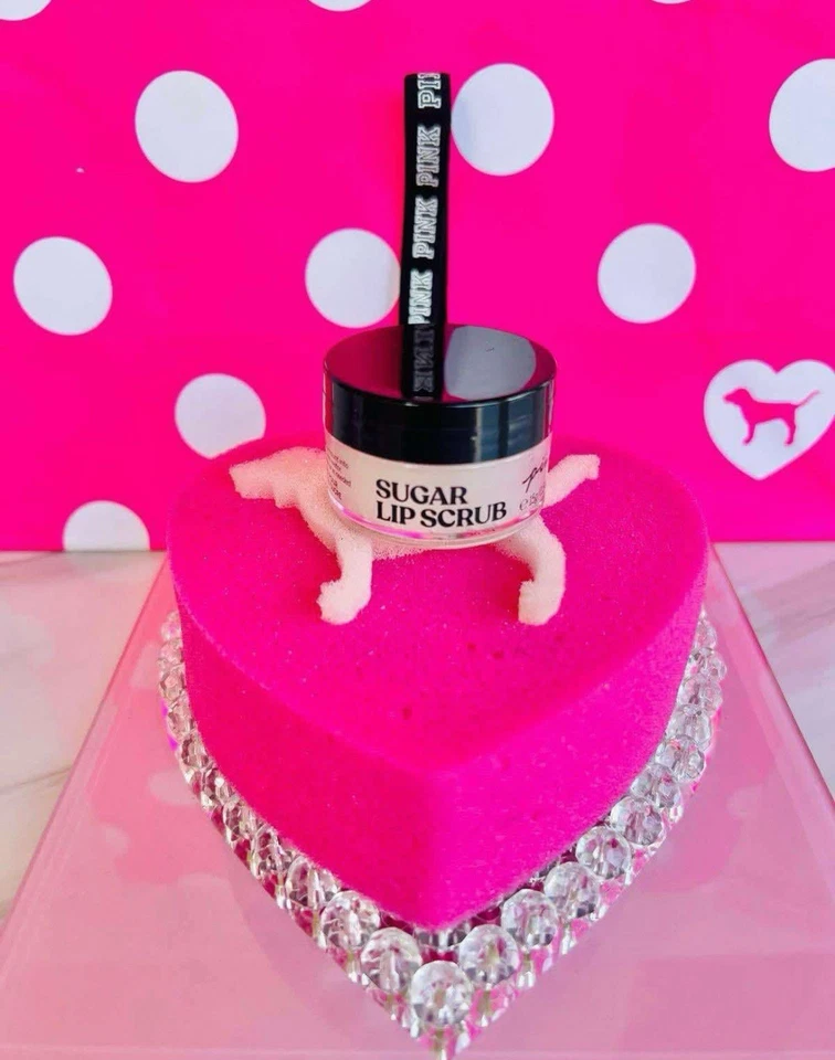 Victoria's Secret розовый сахар скраб для губ - Изображение 2 из 2