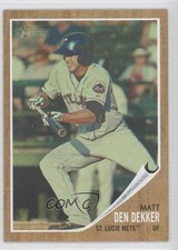 2011 Topps Heritage Minor League Edition Green Tint 161/620 Matt den Dekker 0b5