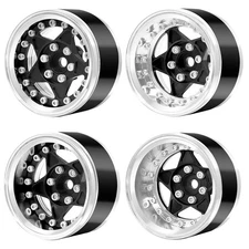 OGRC 1.9 Beadlock Wheels Adjustable Offset RC Wheel Rims for 1/10 TRX4 TRX6 S...