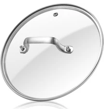 Antrader Tempered Glass Lid 10" Glass Covers for Pots,Pans and Skillets 