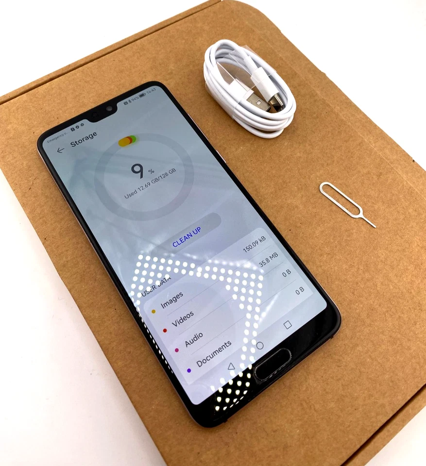 Huawei P20 Pro CLT-L29 128GB Blue Unlocked Good Condition Warranty Fast UK - B - Image 2 of 4