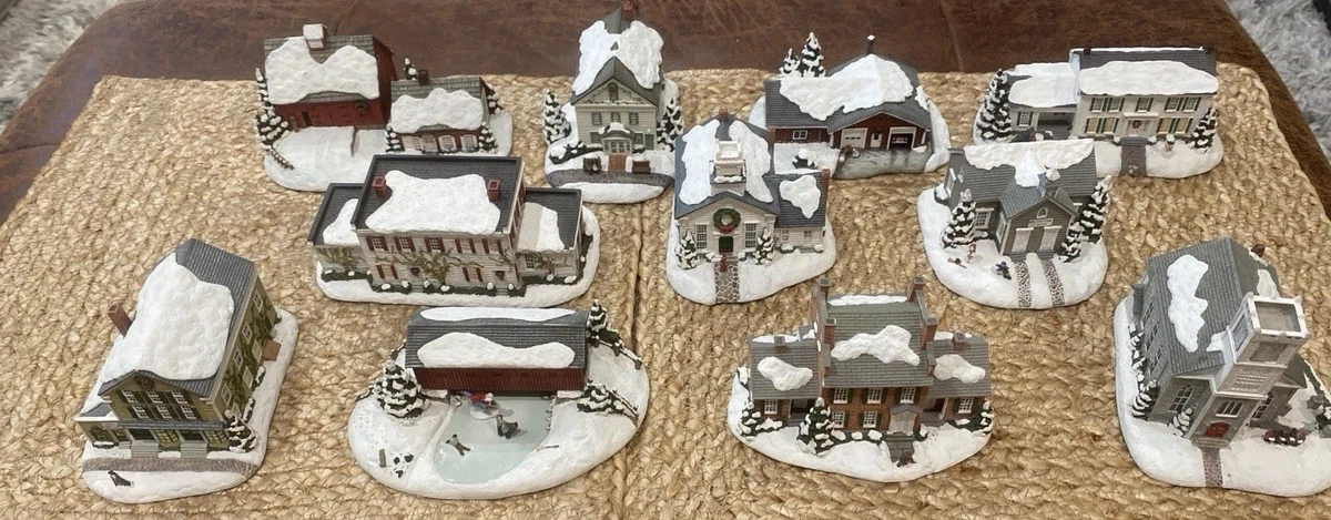 「予約済」Hawthorne VillageとX'masornament 計3点 Hawthorne Village Christmas Collectible Villages & Houses 1990