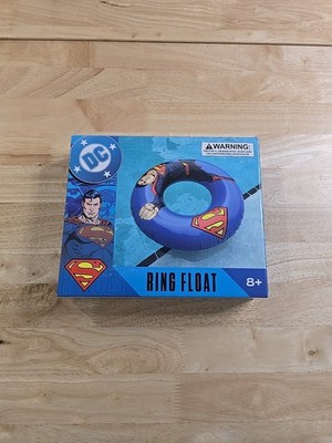 NEW DC Comics SUPERMAN 40in Inflatable Ring Float