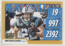 2020 Score Next Level Stats Gold Christian McCaffrey #NLS-CM 1u6