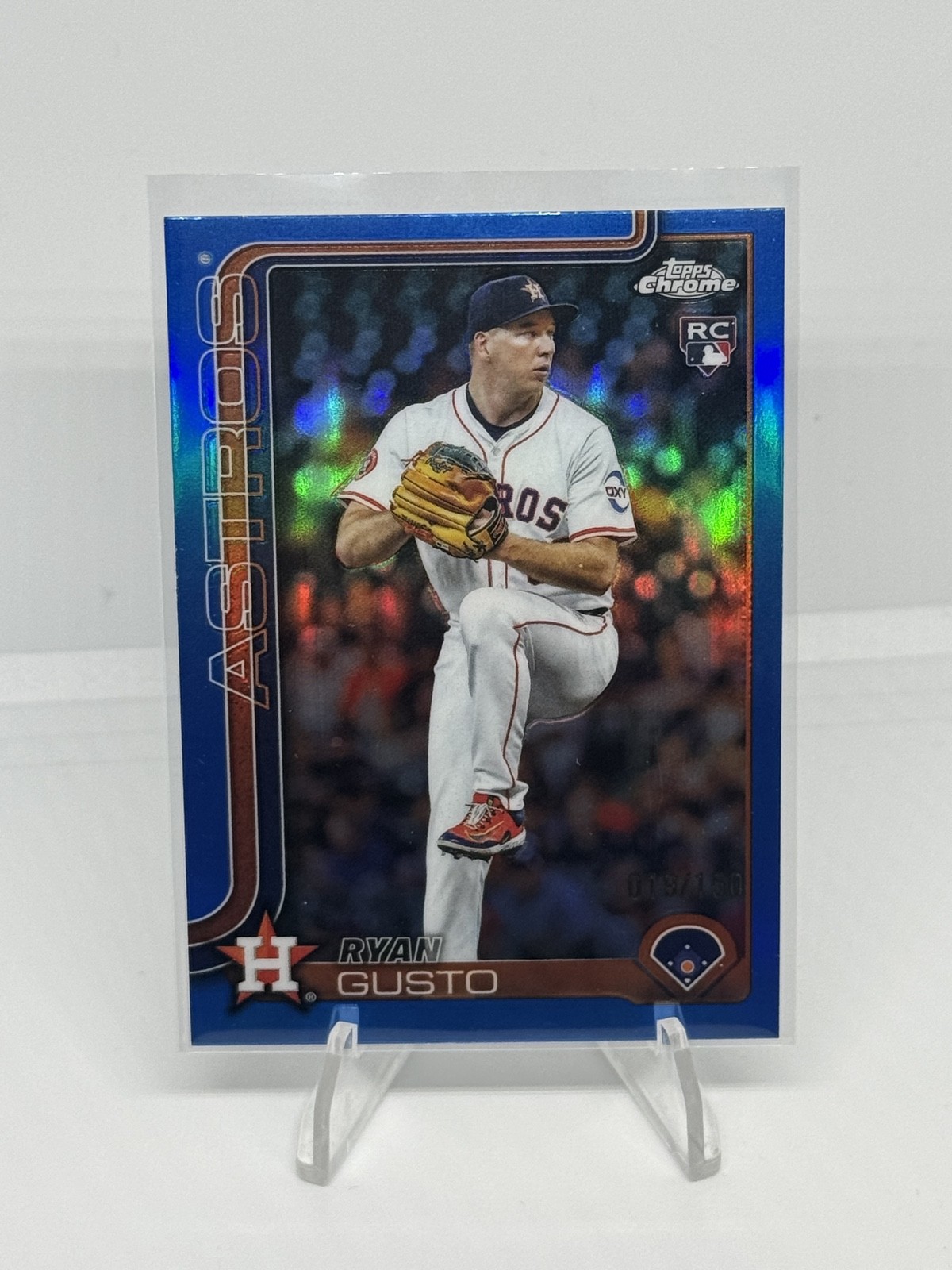 2025 Topps Chrome Update Series - Ryan Gusto #USC107 Blue Refractor /150 (RC)