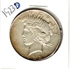 1923 D PEACE SILVER DOLLAR VERY GOOD CONDITION UNGRADED 1 DAY SHIP