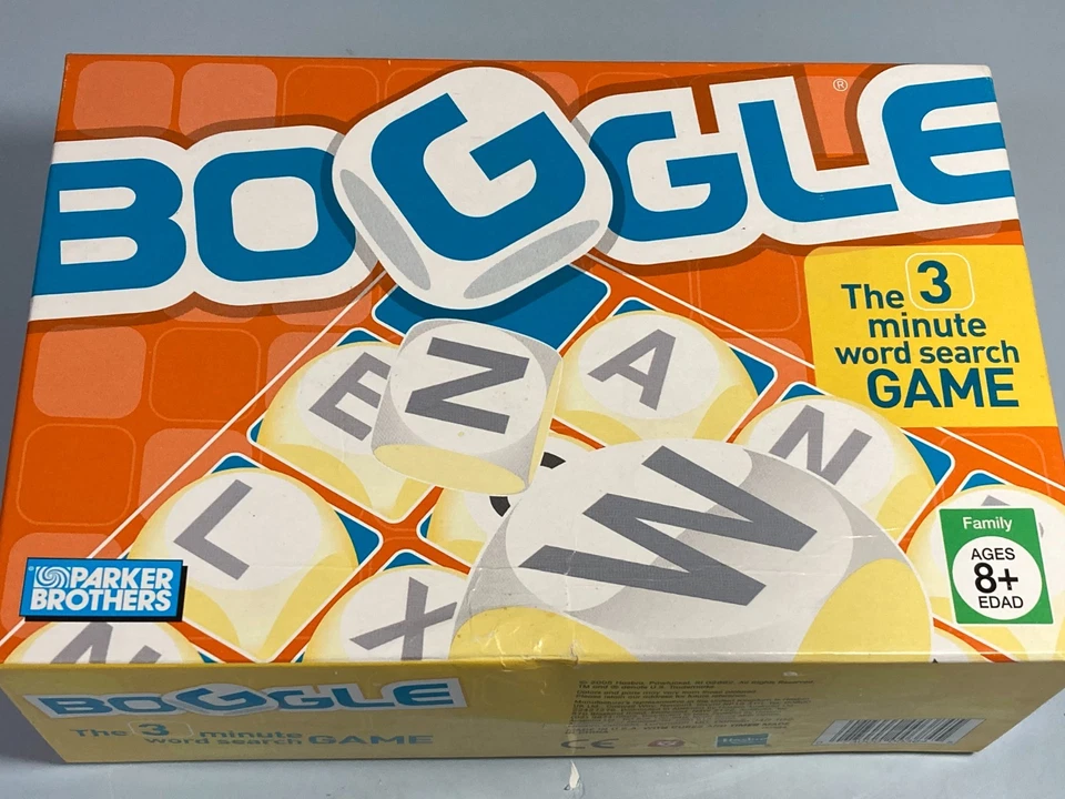 Boggle Word Game Complete Ages 8+ Hasbro 2005 Made in USA - Image 2 of 4
