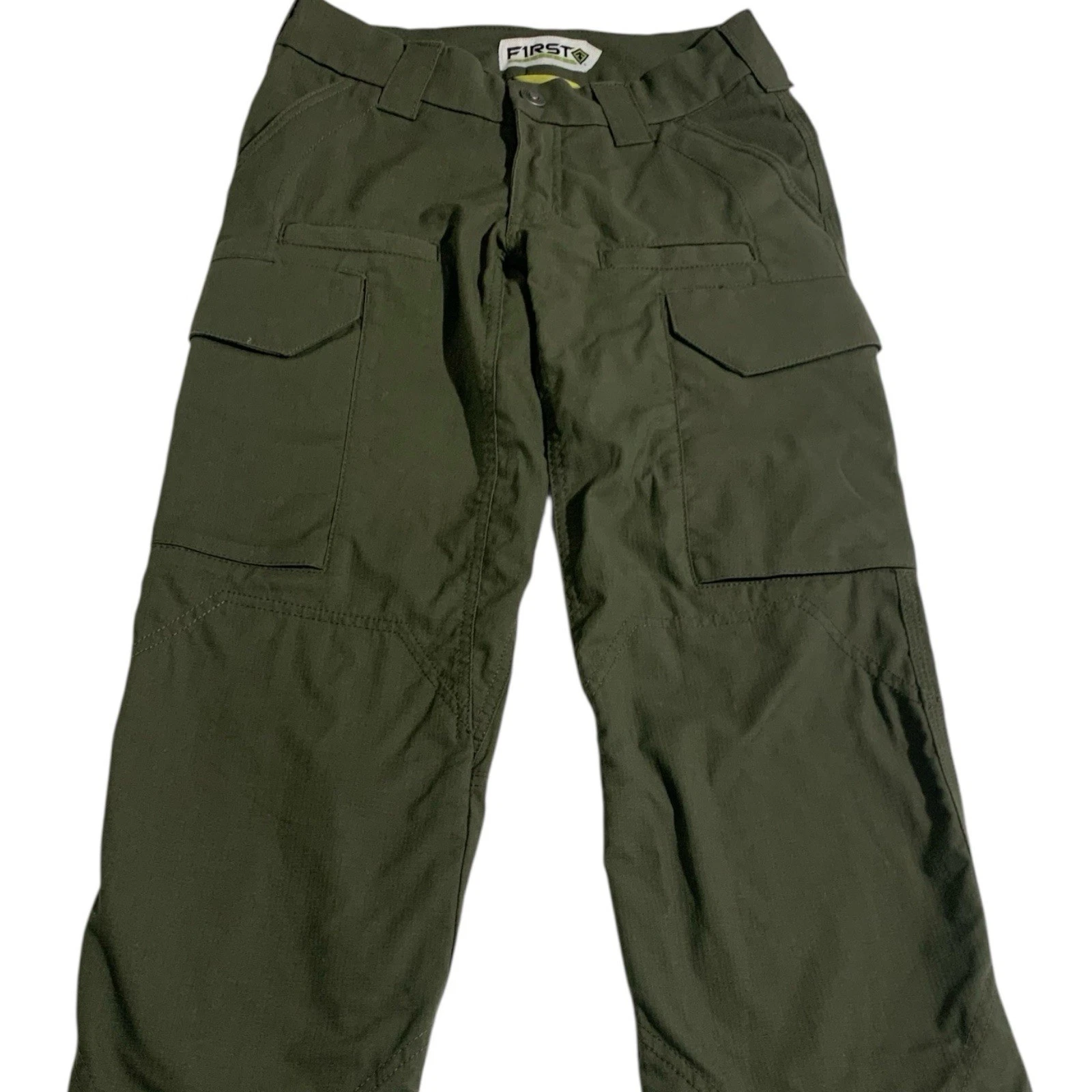 First Tactical V2 Pants Womens Size 0 Regular OD Green Ripstop Waist 26