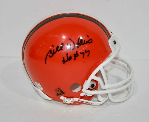Browns Bill Willis "HOF 77" Signed Mini Helmet