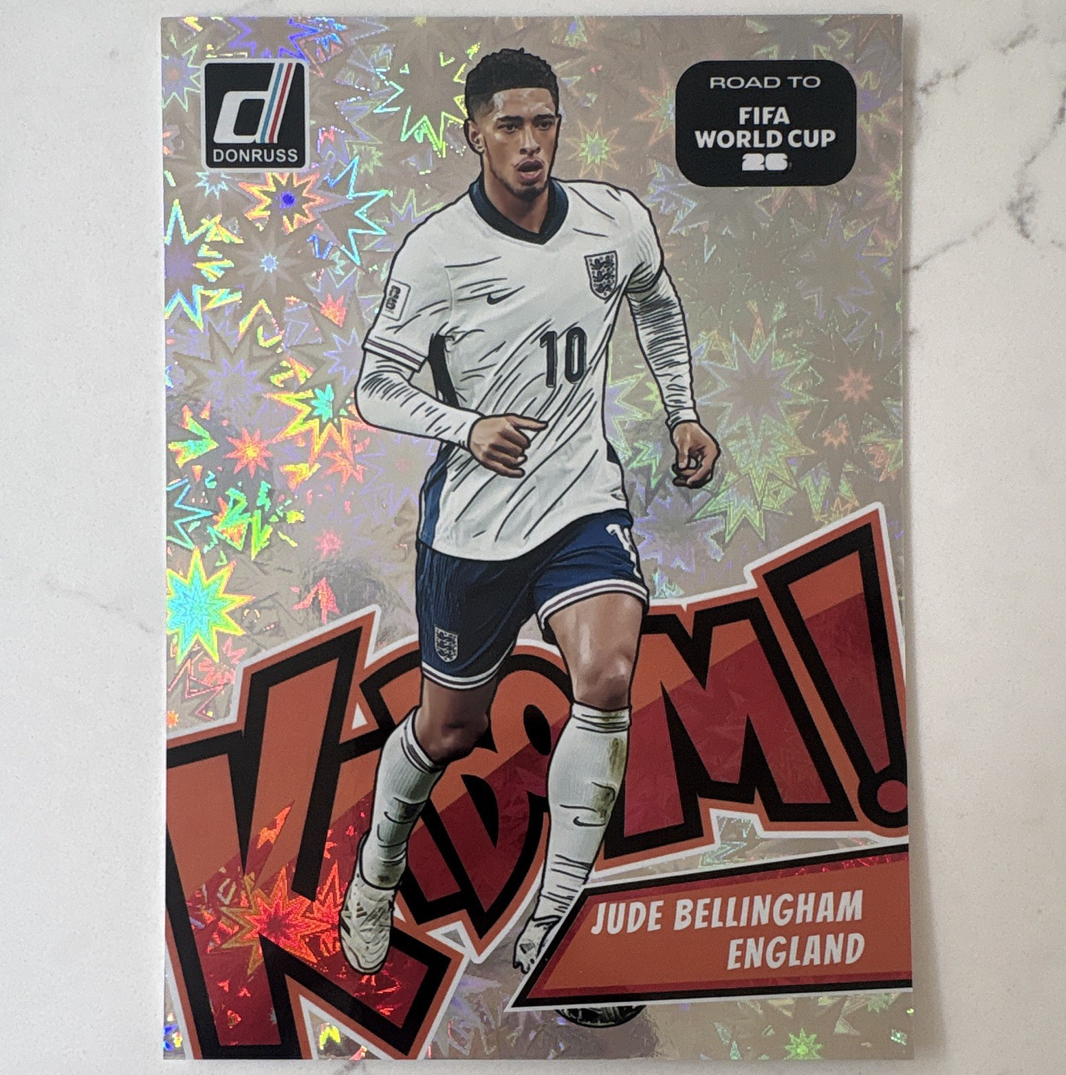 Panini Donruss Road to FIFA World Cup 26 Jude Bellingham England #4 Kaboom!