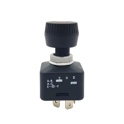 Rotary Switch 4 Pin Green Glass Bulb 14V - Bild 2 von 5