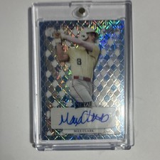 1 of 1 2022 Leaf Perfect Game Metal Autographs Max Clark Rookie Auto MA-MC1