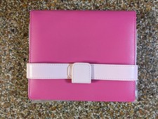 NEW Creative Memories Pink Strap PicFolio 6x7 Minutes Album Easel Box 24 SlideIn