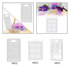 Lot de 100 moules à bougies en forme de coquille, pour fabrication de bougies,