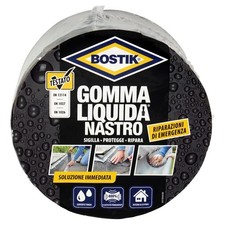 Bostik Gomma Liquida Nastro 5Mt Nero ‎7.7 X 12.2 X 12.2 Cm 960 Grammi