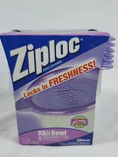 Ziploc Vintage Snap'n Seal Bowls XS Round 2006 - 6 Bowls & Lids 8 fl oz  - NEW