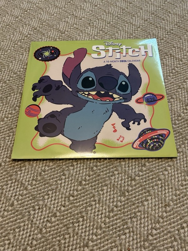 Disney Stitch 16-Month 2026 Calendar