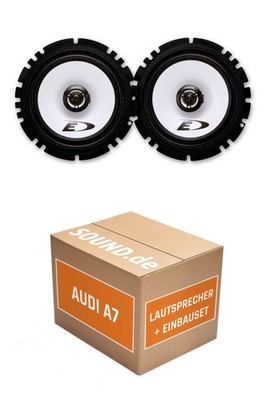 Lautsprecher Boxen Front Alpine SXE-1725 für Audi A7 C7 2x Tief-Mitteltöner mit 