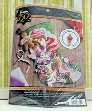 Bucilla Sugarland Fairy Felt Christmas Stocking Kit 86714 150th Anniversary NEW