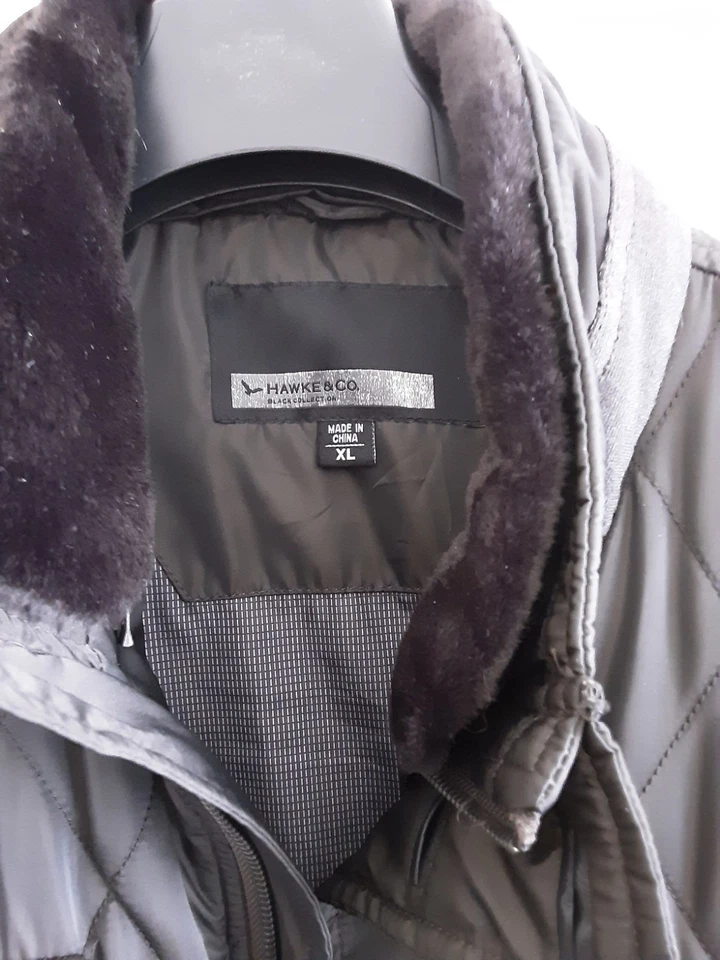 Hawke & Co Mens Padded Mens Coat Jacket Size XL Extra Large. Quilted, Pockets - Image 4 of 4