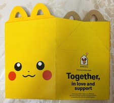 McDonalds 2022 Pokemon Happy Meal Box Pikachu